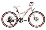 Велосипед подростковый 24" LORAK MAGIC 24 N (6 ск) WHITE/RED